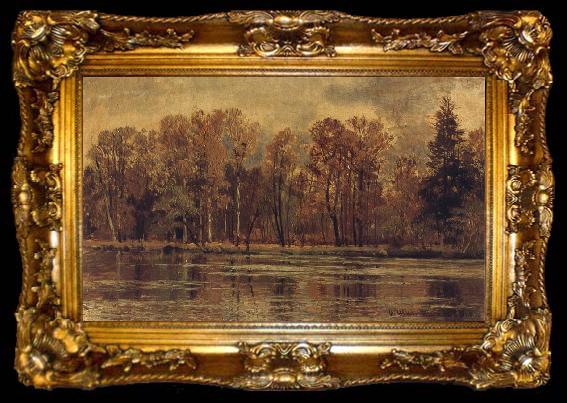 framed  Ivan Shishkin Golden Autumn, ta009-2